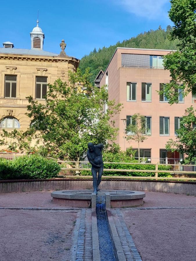 Apartement Am Waldrand Бад-Вильдбад Экстерьер фото