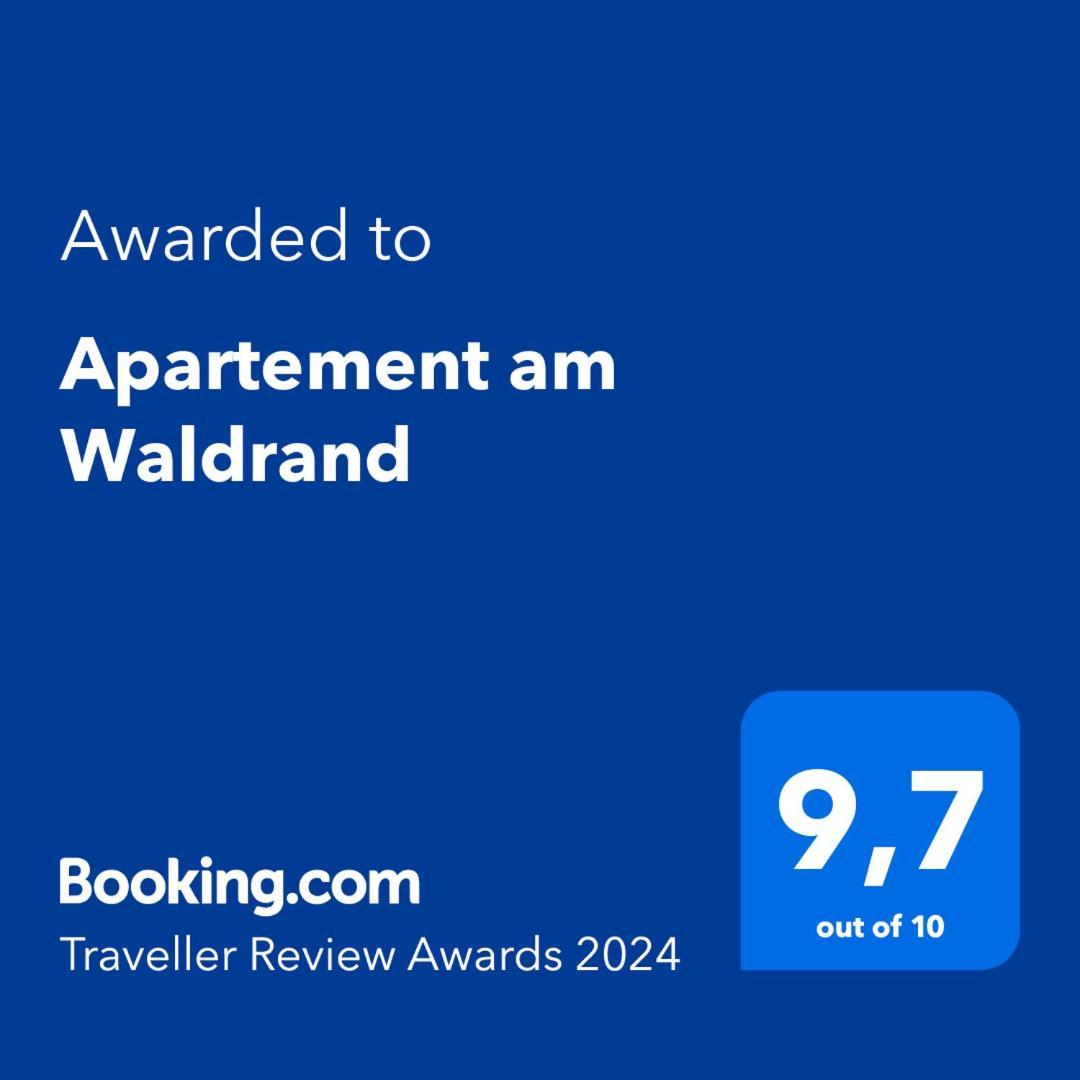 Apartement Am Waldrand Бад-Вильдбад Экстерьер фото